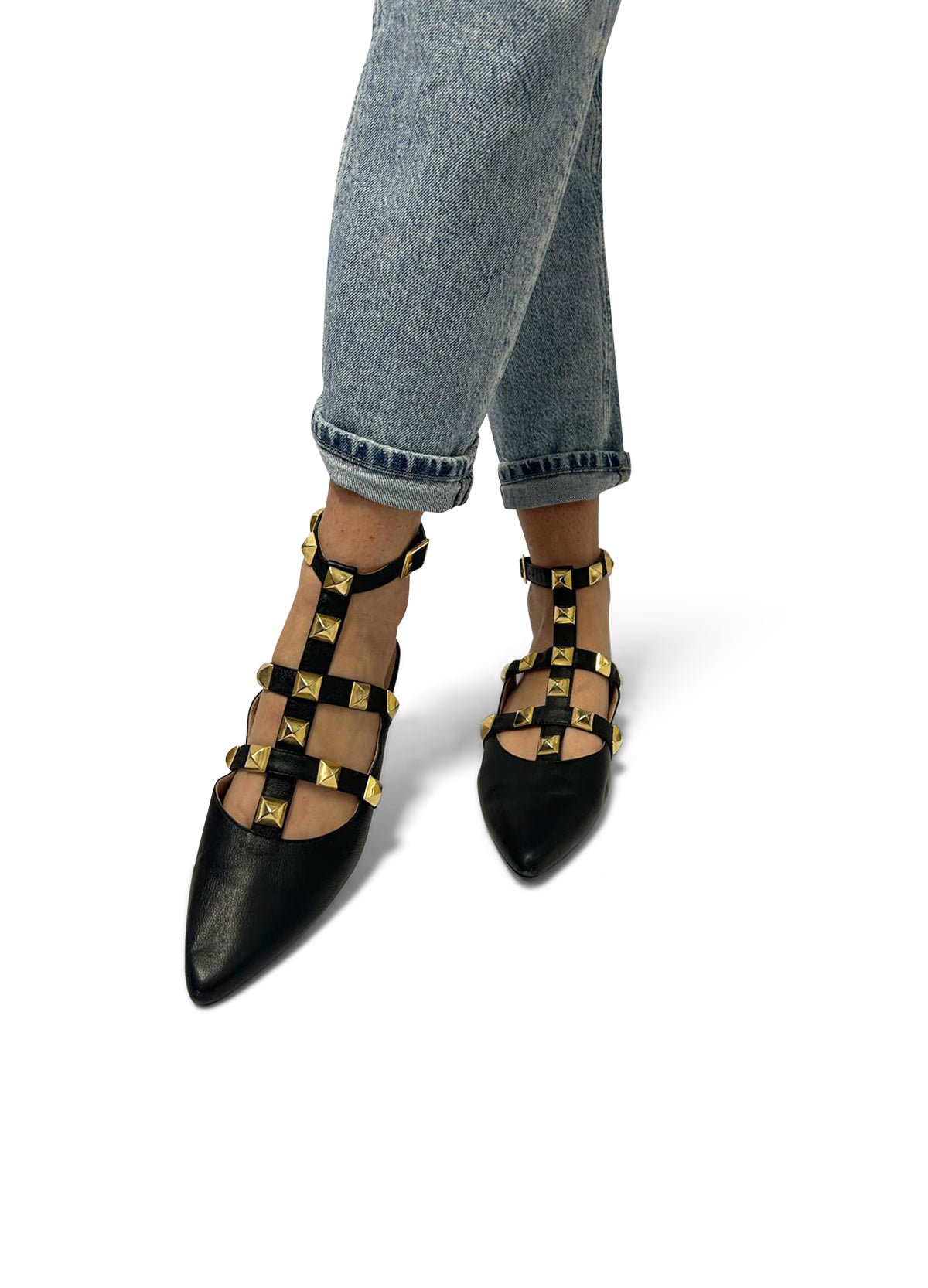 Ballerina Slingback nera