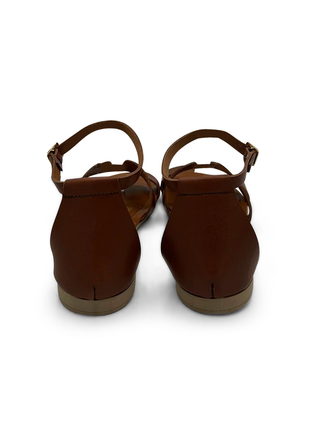 Sandalo Marrone in pelle