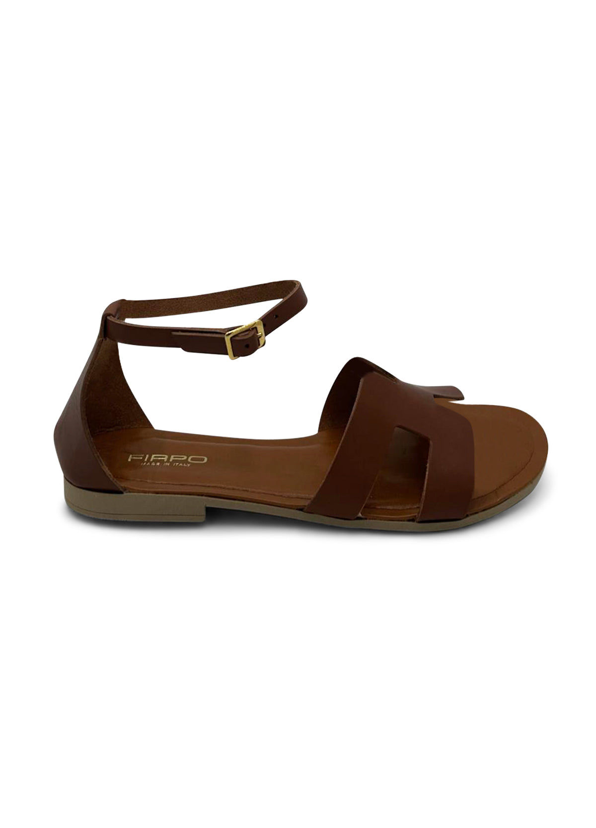 Sandalo Marrone in pelle