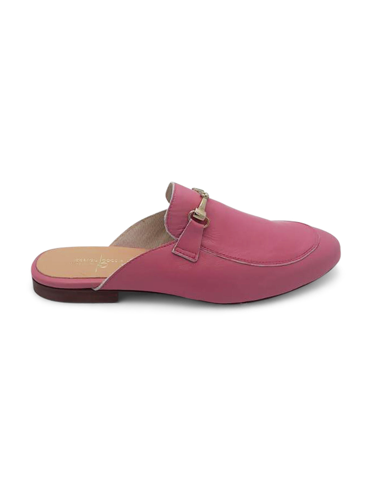Mocassino Sabot Rosa con Dettaglio Metallico
