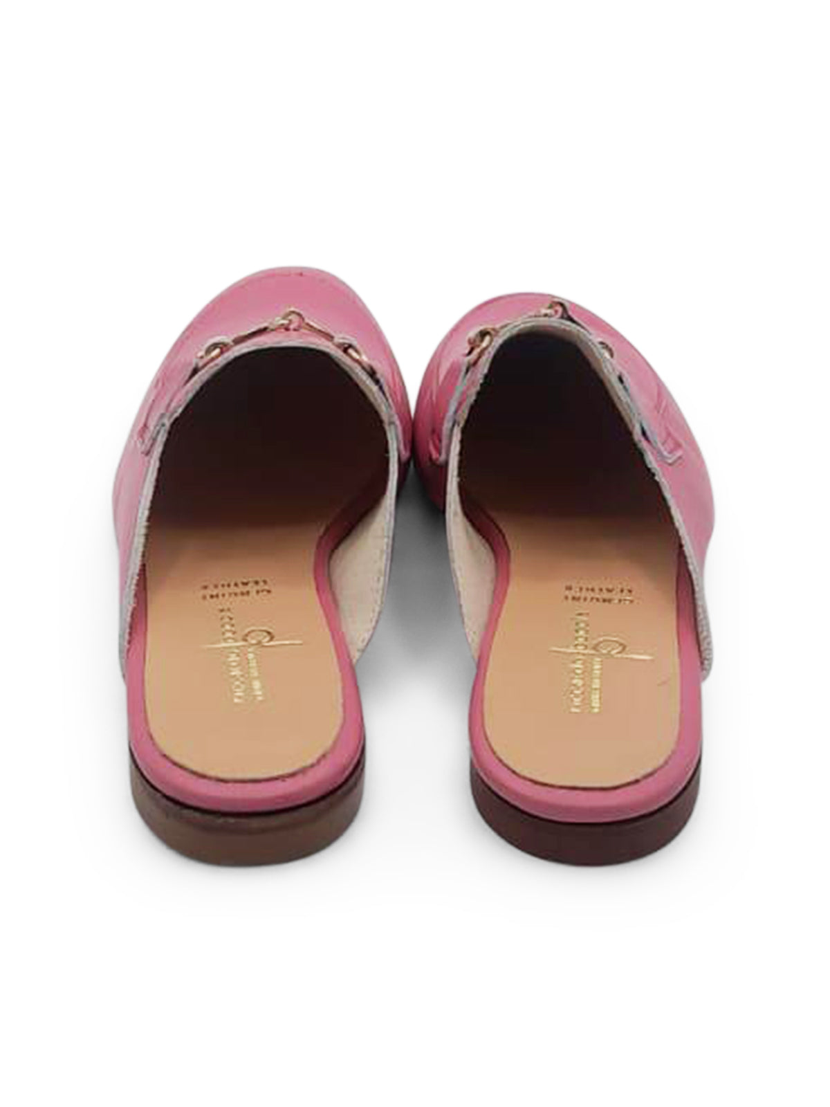 Mocassino Sabot Rosa con Dettaglio Metallico