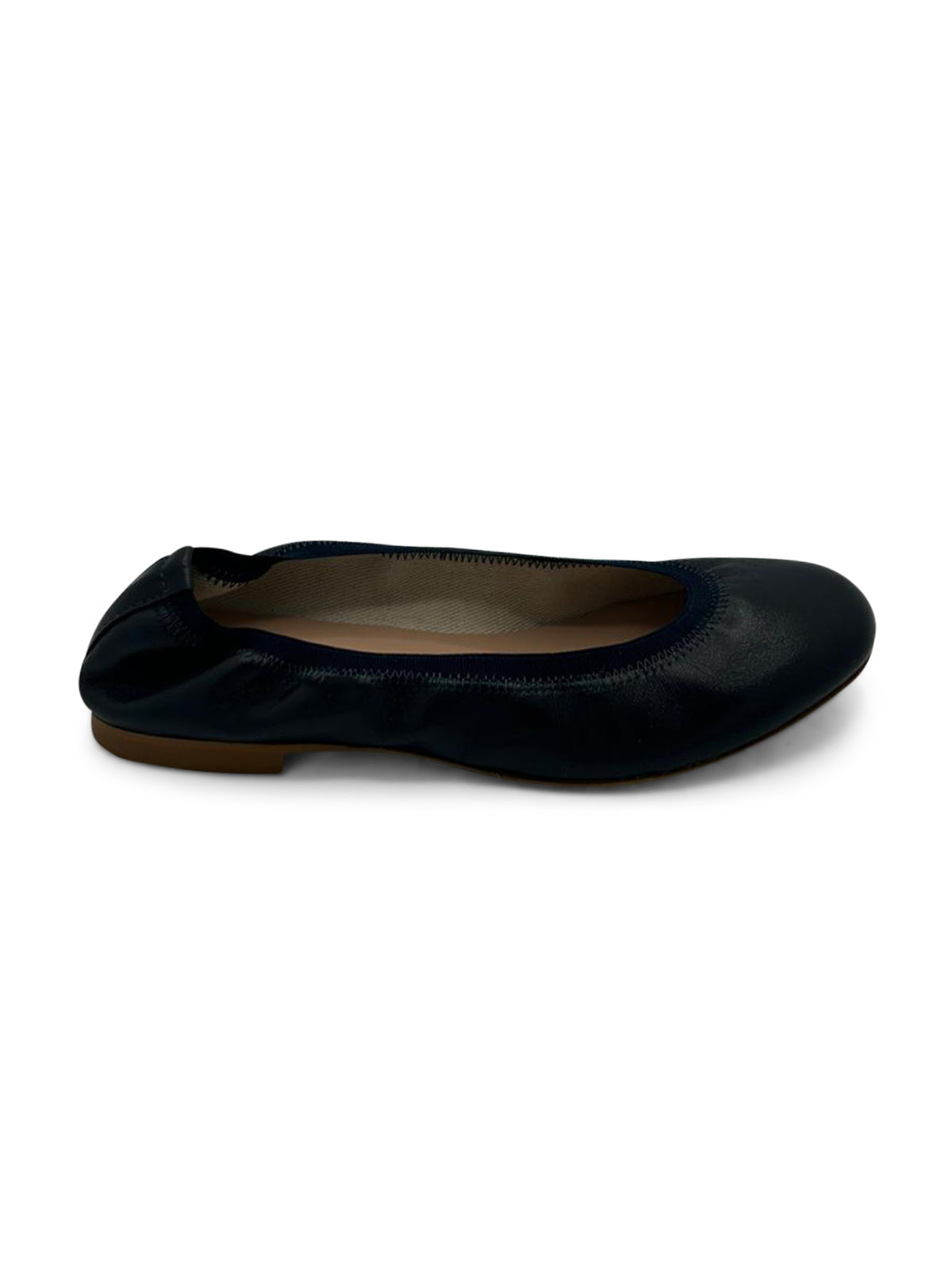 Ballerine Nere in Pelle Morbida con Elastico