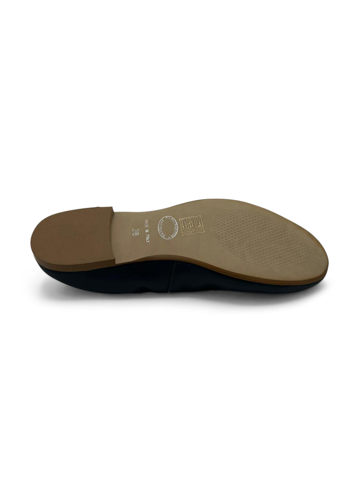 Ballerine Nere in Pelle Morbida con Elastico