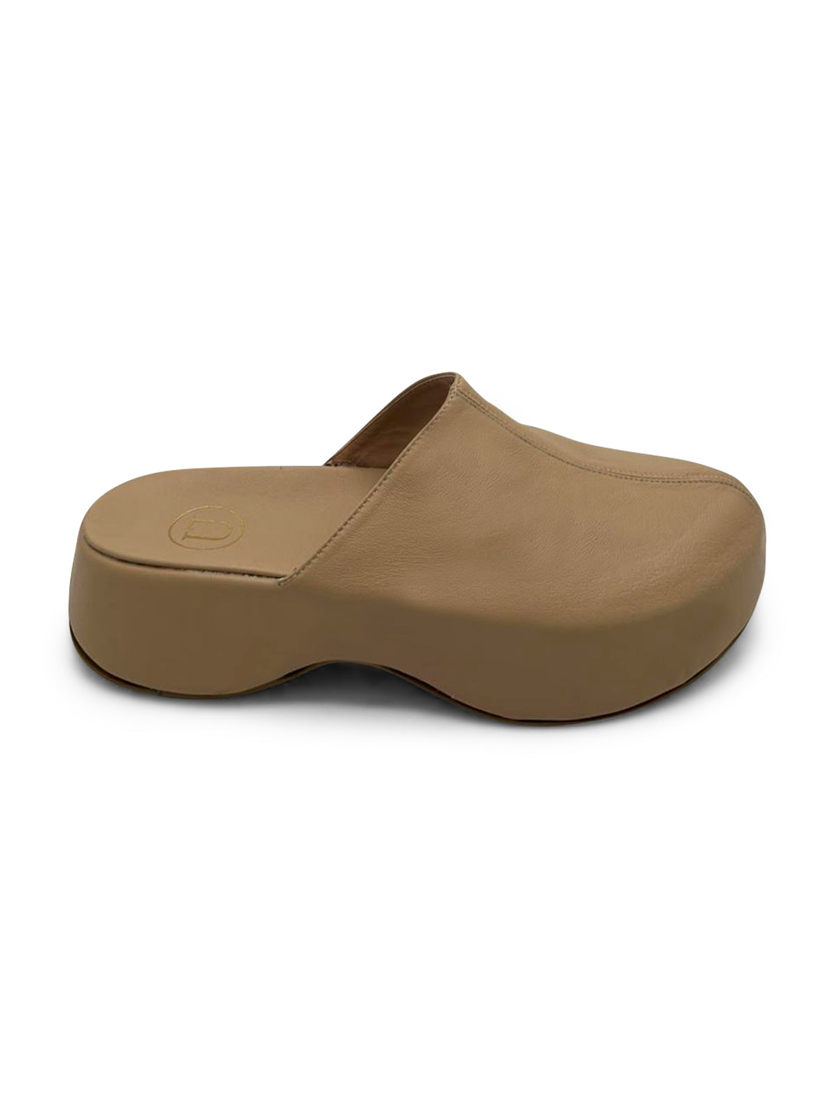 Zoccoli Bronzo Traspiranti in Pelle Morbida