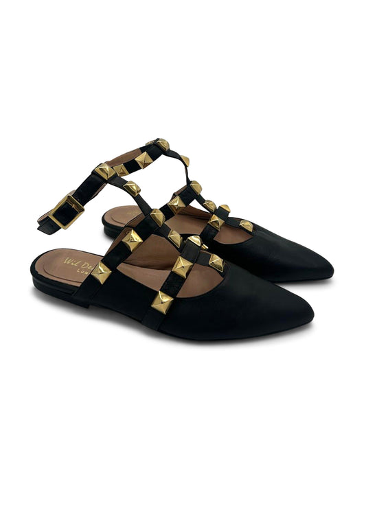 Ballerina Slingback nera