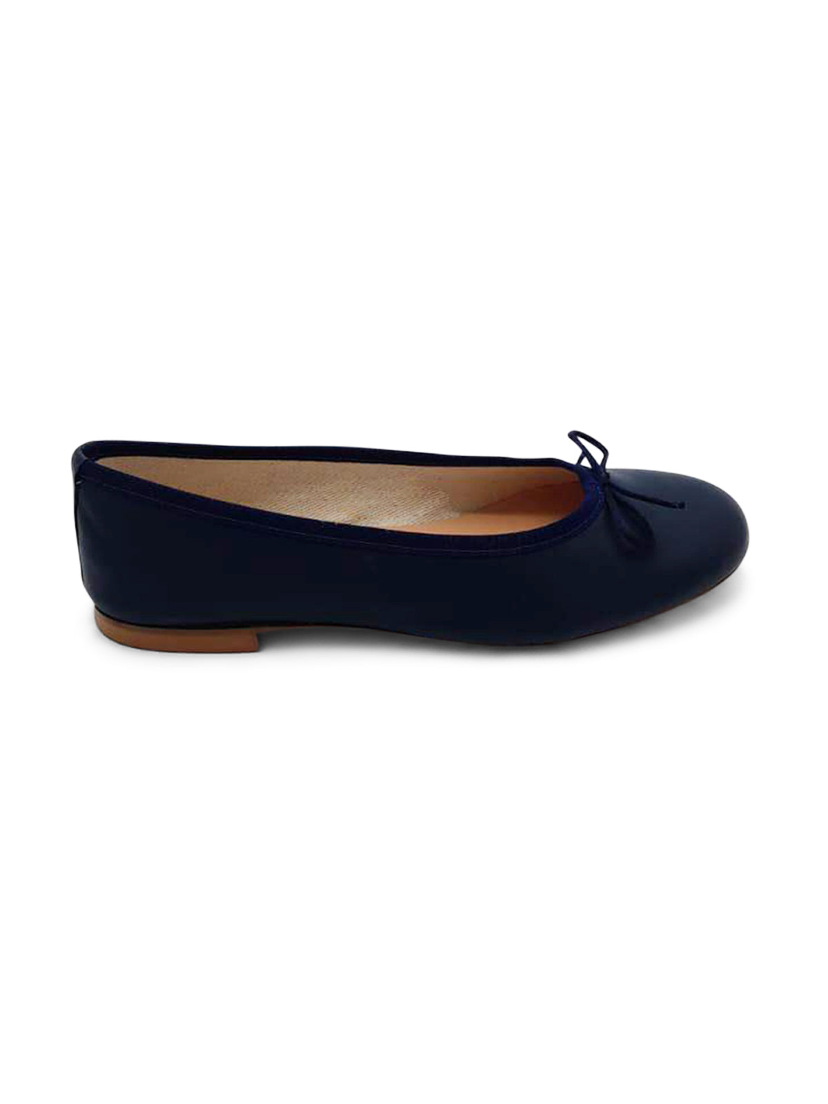 Ballerine Blu Navy con Fiocco e Punta Arrotondata