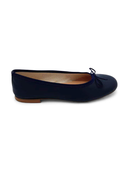 Ballerine Blu Navy con Fiocco e Punta Arrotondata