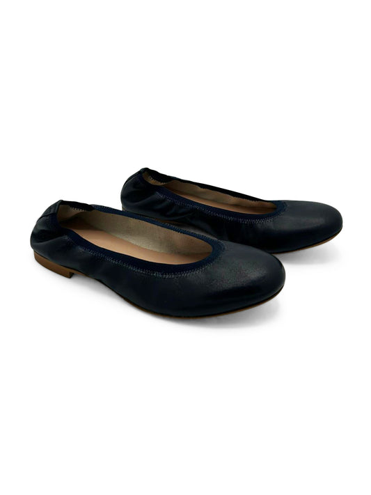 Ballerine Nere in Pelle Morbida con Elastico