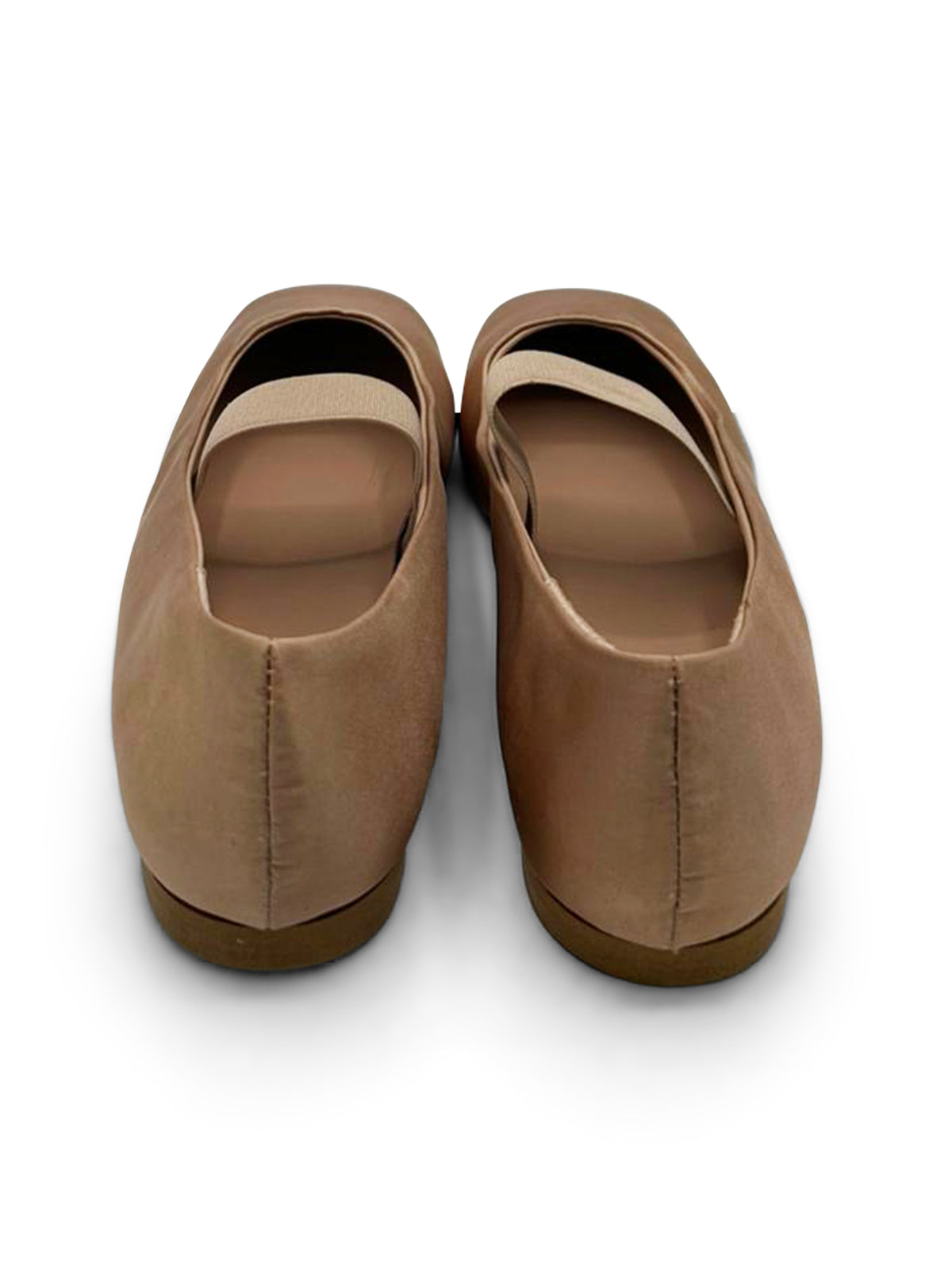 Ballerine Beige in Camoscio con Elastico