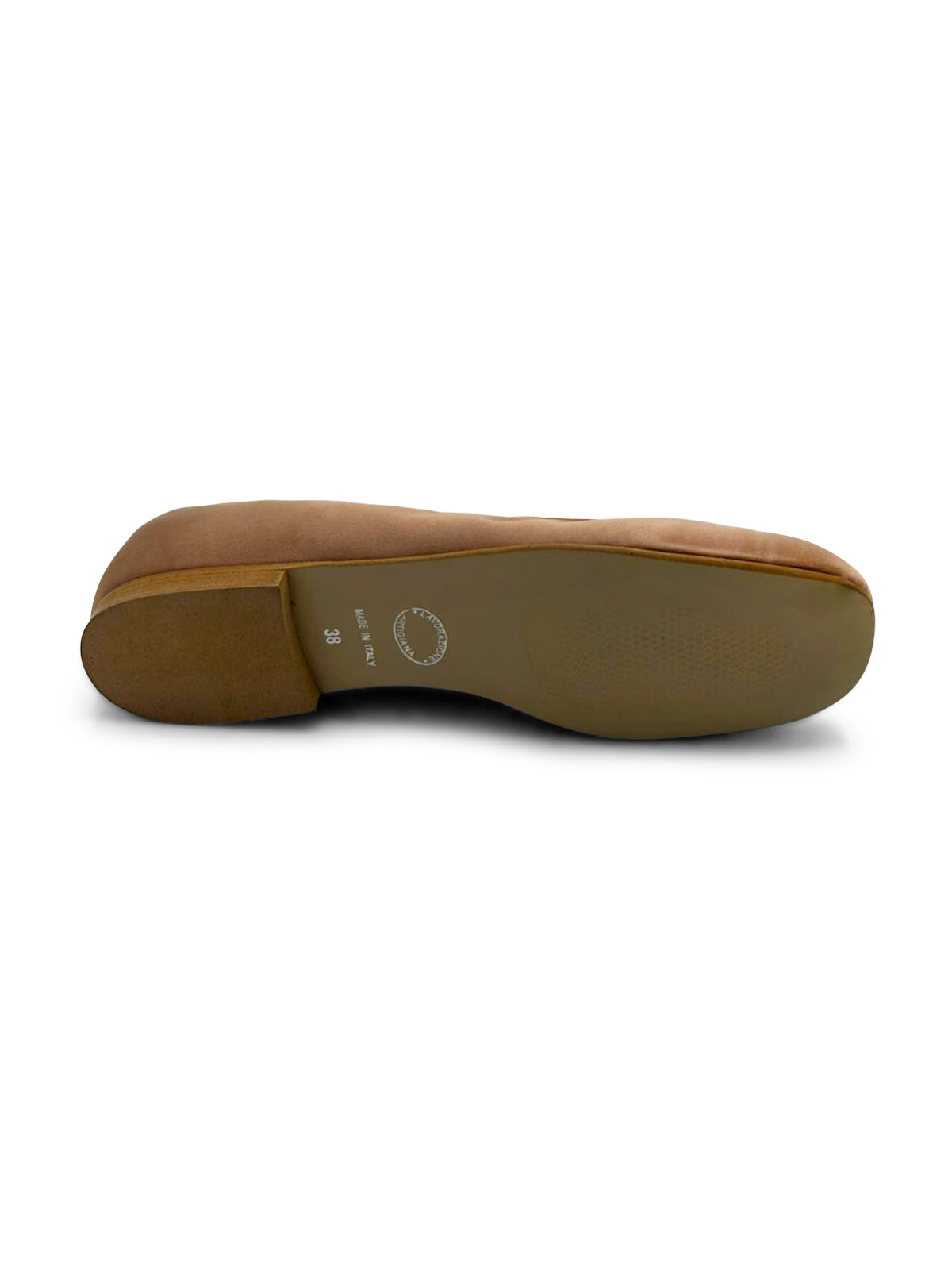 Ballerine Beige in Camoscio con Elastico